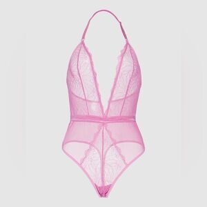 Frederick's Saffron Floral Lace Teddy